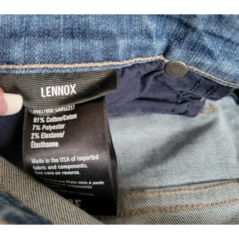 NWOT Paige 31 Men's Transcend Lennox Distressed Lyle Slim Jeans Blue 121284